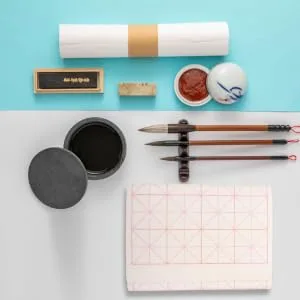 SEWOART 100pcs Grid Rice Paper Calligraphy Supplies X32 Four Feet - product information 3