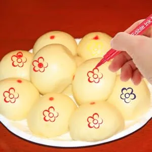 OKUMEYR 6pcs Decor Cake Boxes Biscuits Edible Pigment Pens Multi-use Edible Pens Food Pens Plastic - product information 5