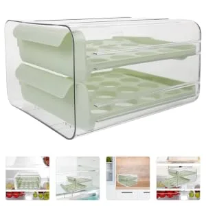 Multi Kitchen Container Refrigerator Containers Organizers Clothes Eggs Ing Tray Plastic Style for - product information 3