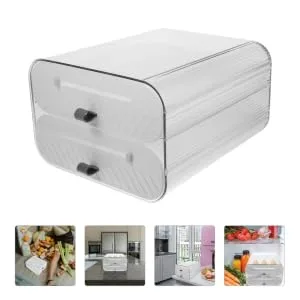 Refrigerator Organizer Tray Container Kitchen Countertop Storage Holder Large -layer Egg re-usable - product information 3