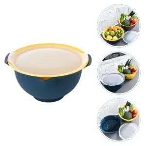 FUNOMOCYA Housewarming Ideas Drain Basket with Lid with Cover Cleaning Rack re-usable Housewarming Ideas - product information 5