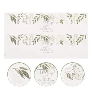 FUNOMOCYA 10pcs Mineral Water Bottle Sticker Ornament Drink Stickers for Cups Celebration Party Supplies Bride - product information 2