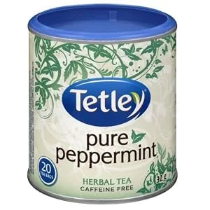 Tetley Pure Peppermint 40s Herbal Tea 64 grams - product information 2