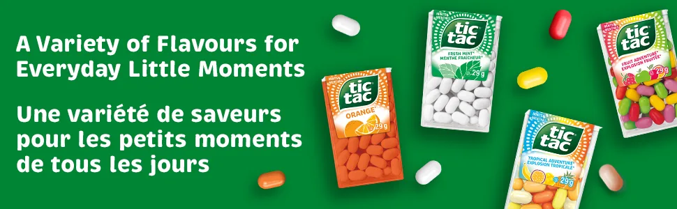 Tic Tac Mints Fresh Mint Mint Candy 29g Singles 12 Count Bulk Candy Mints Fresh Mint 12 count - Tic Tac Mints, Mint Candy