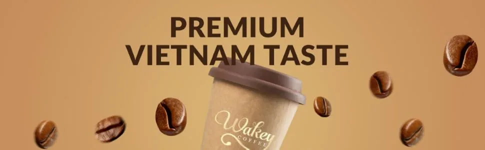Wakey Premium Vietnamese Coffee 100% Arabica Drip Bag 12 count - Amazing taste
