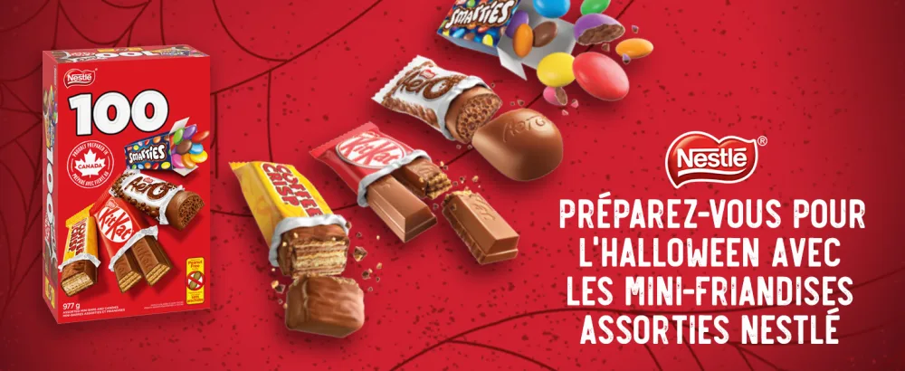 AERO Mini Bars Peanut-free Snack Milk Chocolate Bars with Tiny Bubbles Individually Wrapped Made in a Peanut-free Facility Natural Colours & Flavours Prepared in Canada 182 g - product information 2