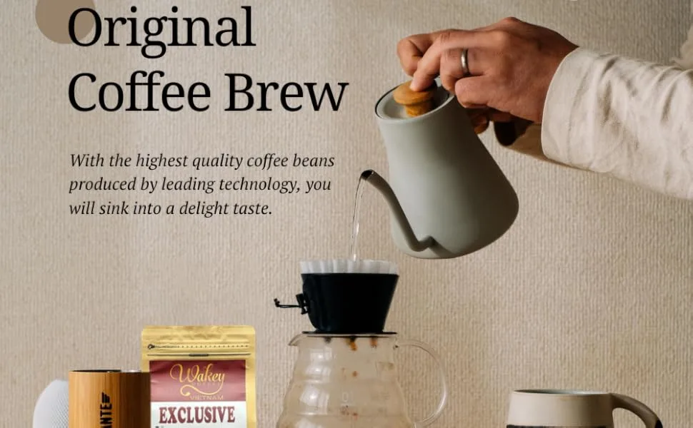 Wakey Premium Vietnamese Coffee Drip Bag- 50% Robusta & 50% Arabica 12 count - Wakey coffee brew