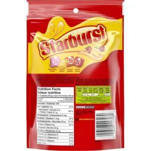 STARBURST Original Chewy Candy Take Home Bag 320g & Minis Original Chewy Candy Bag 1 Pack 191g Per Pack  - product information 1