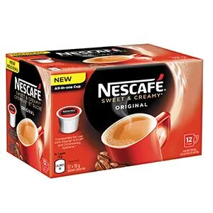 NESCAF Sweet & Creamy Original Instant Coffee Sachets 18x22g (18 Cups) - product information 6