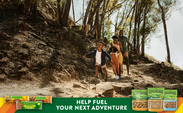 NATURE VALLEY - VALUE PACK SIZE - Fruit and Nut Almonds Raisins Peanuts Cranberries Granola Bars & FAMILY PACK SIZE - Oats Honey Granola Bars Made with Whole Grain Oats - product information 5