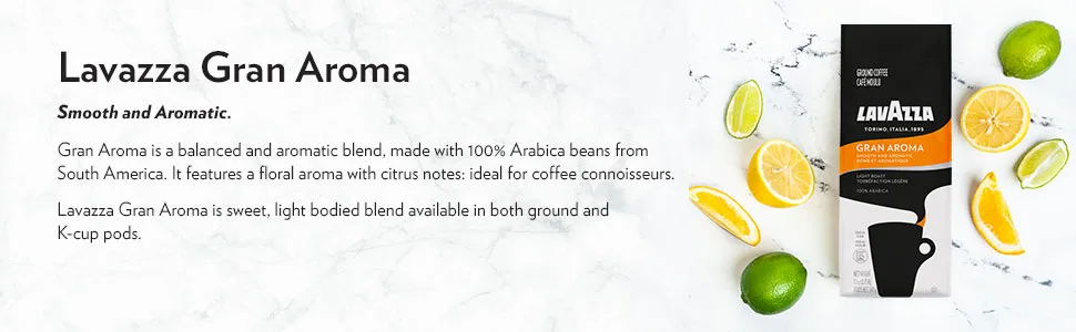 Lavazza Drip Coffee Gran Aroma 340gr & Crema E Gusto Classico Roasted Ground Coffee 8.8 Ounce (Pack of 1) - product information 1