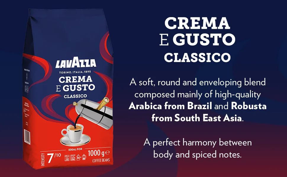 Lavazza Drip Coffee Gran Aroma 340gr & Crema E Gusto Classico Roasted Ground Coffee 8.8 Ounce (Pack of 1) - product information 5