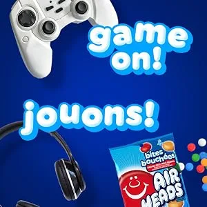 Airheads Bites Candy Bars - Fruit Flavour - 10 Bags (170g/bag) - game on