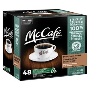 McCaf Premium Medium Dark Roast K-Cup Coffee Pods 48 Count For Keurig Coffee Makers & McCaf Premium Medium Dark Roast Decaf K-Cup Coffee Pods 30 Count For Keurig Coffee Makers - product information 1