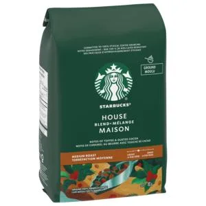 Starbucks Caffe Verona Whole Bean Dark Roast Coffee 907 gram & Ground Coffee House Blend 793 Grams - product information 2