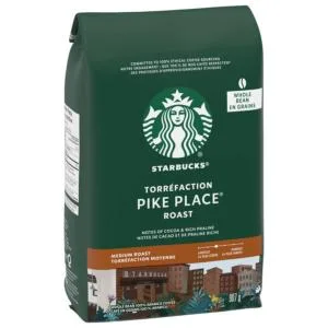 Starbucks Pike Place Whole Bean Medium Roast Coffee 907 gram & Espresso Roast Whole Bean Coffee 907 gram - product information 1