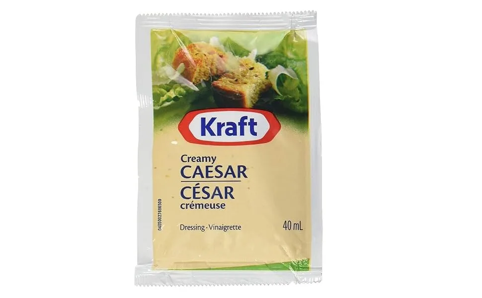 Kraft Creamy Caesar Dressing Packets 40ml (Pack of 100) 40 ml (Pack of 100) - product information 1