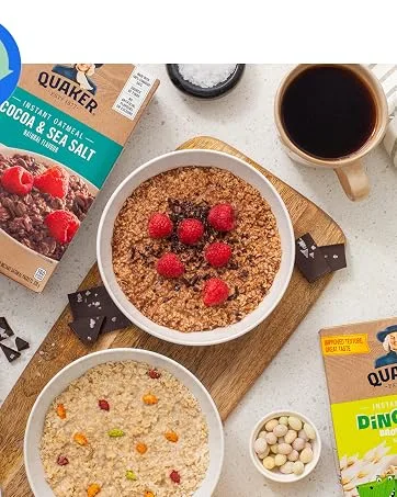 Quaker Regular Instant Oatmeal Multi-Pack 10 Packets 280g (Pack of 12) - quaker