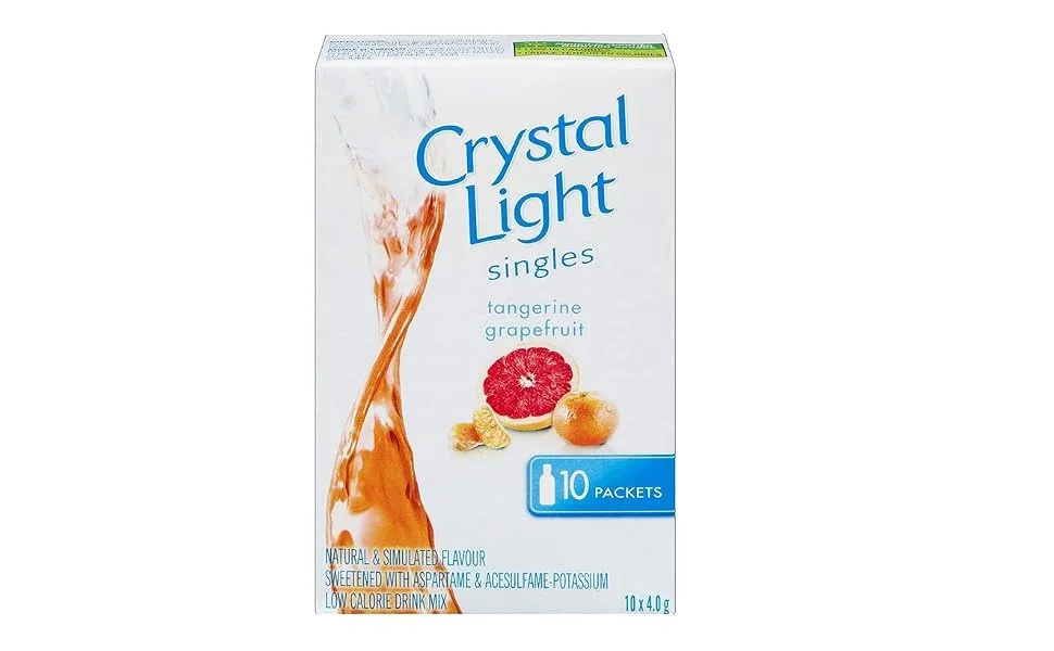 Crystal Light Iced Tea Singles 26g (12 Boxes of 10 Packets) & Tangerine Grapefruit Singles 40g (12 Boxes of 10 Packets) - product information 3