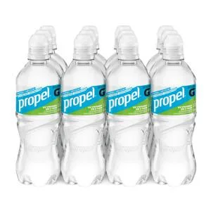 Propel Berry enhanced water with Gatorade electrolytes 591 mL bottles 12 pack (Package May Vary) - Propel Kiwi Strawberry