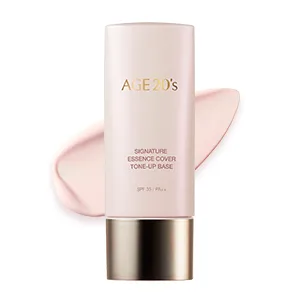 AGE 20's Brightening Pink Tone Up Base, 71% Hydrating Essence SPF35 PA++ Korean Makeup Primer (1.35 fl. oz) - B08628NXZN