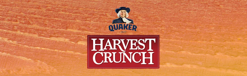 Quaker Harvest Crunch Canadian Maple Granola Cereal Multi-Pack 475g (Pack of 16) - harvest crunch