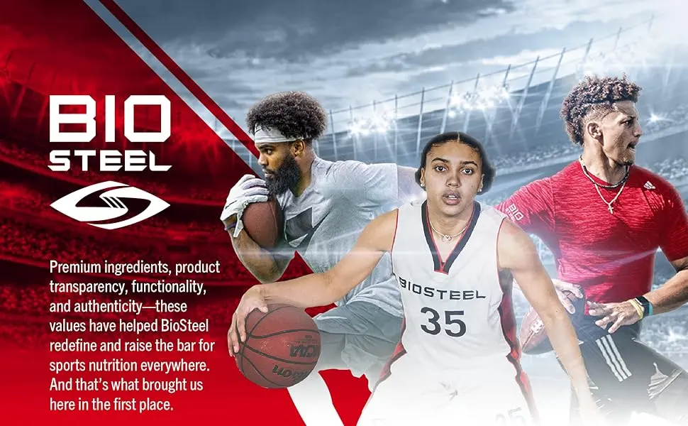BioSteel Hydration Mix Great Tasting Hydration with Zero Sugar and No Artificial Flavours or Preservatives - Mixed Berry + Grape Flavour 200 Servings (2 x 100 Servings Tubs) - biosteel mission statement