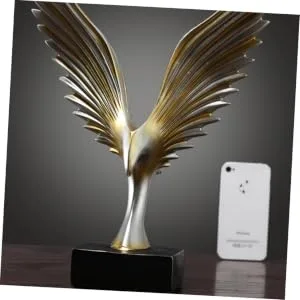 DEARMAMY Home Decor Office Decor Office Desk Decorations Desk Topper Desktop Decoration Crafts Wing Ornaments As Shown 23*8cm - product information 24