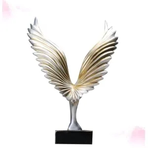 DEARMAMY Home Decor Office Decor Office Desk Decorations Desk Topper Desktop Decoration Crafts Wing Ornaments As Shown 23*8cm - product information 26