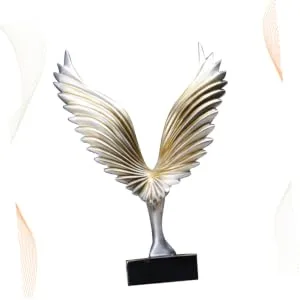 DEARMAMY Home Decor Office Decor Office Desk Decorations Desk Topper Desktop Decoration Crafts Wing Ornaments As Shown 23*8cm - product information 27