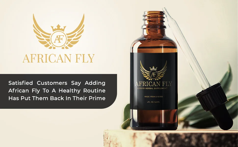 African Fly - All Natural Vegan Supplement for Men (& Women) 40, 50, 60 Plus Years Old (Also Pre Or Post Workout) - Satisfied Customers Say Adding African Fly To A Healthy Routine Has Put Them Back In Their Prime