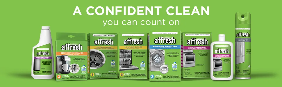 Affresh Garbage Disposal Cleaner, Removes Odor-Causing Residues, 3 Tablets - affresh sku line-up