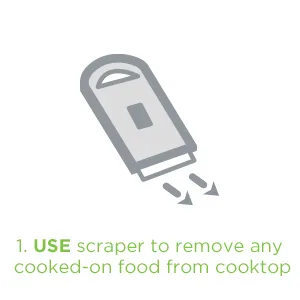 Affresh Cooktop Cleaning Kit, Safe for Glass & Ceramic Cooktops, Includes 5 oz cleaner, 5 pads, 1 scraper - affresh cooktop cleaning kit directions