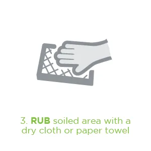 Affresh Cooktop Cleaner, 10 oz., Safe for Glass & Ceramic Cooktops - 3. Rub soiled area with a dry cloth or paper towel