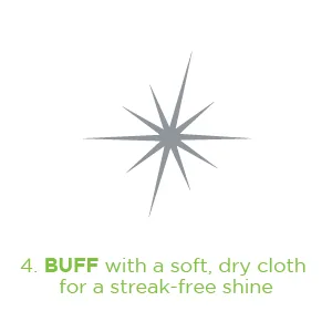 Affresh Cooktop Cleaner, 10 oz., Safe for Glass & Ceramic Cooktops - 4. Buff with a soft, dry cloth for a streak-free shine