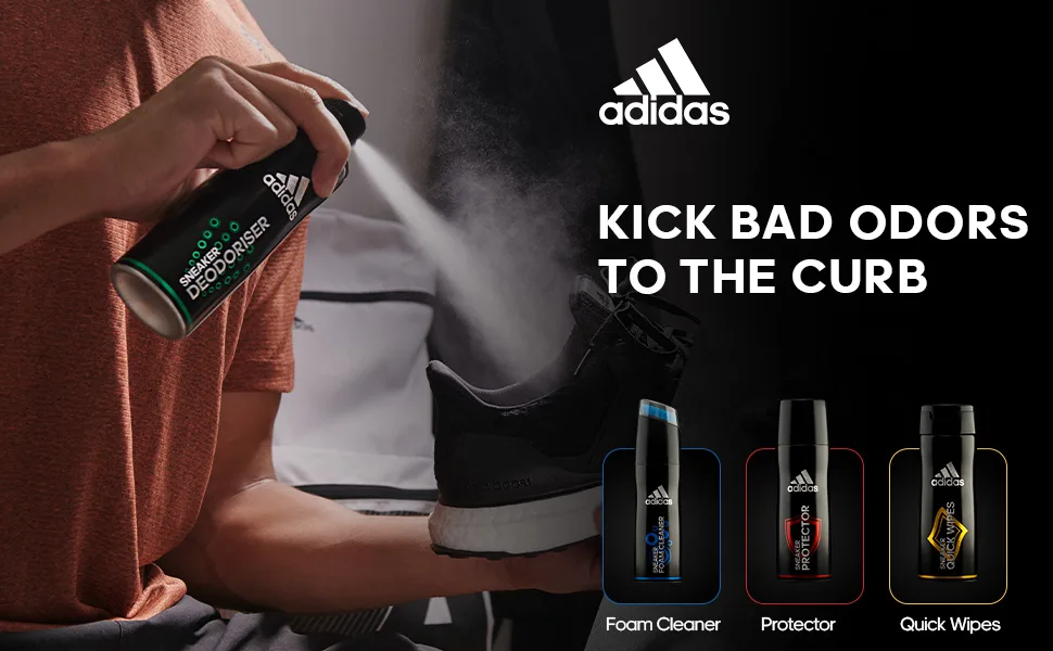 adidas Sneaker and Shoe Deodorizer with Citrus Scent- Shoe Odor Eliminator - Long Lasting Shoe Freshener - Deodoriser Adidas Sport