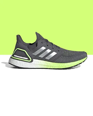 adidas mens Athletic Cushioned Crew Socks (6-pair) Large Black/Aluminum 2 - Ultraboost 20