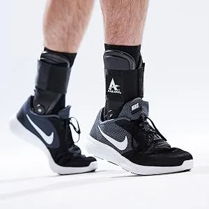 Active Ankle T2 Ankle Brace, Rigid Ankle Stabilizer for Protection & Sprain Support for Volleyball, Cheerleading, Ankle Braces to Wear Over Compression Socks or Sleeves for Stability Black Medium - product information 11
