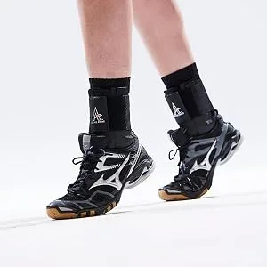 Active Ankle T2 Ankle Brace, Rigid Ankle Stabilizer for Protection & Sprain Support for Volleyball, Cheerleading, Ankle Braces to Wear Over Compression Socks or Sleeves for Stability Black Medium - product information 4