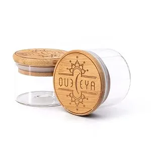 Wooden Stash Box Bundle, Rolling Tray, Jar, Rolling Kit, Rolling Tray Stash Box with Lock, Rolling Tray Bundle, Bamboo Rolling Tray with Lid, Accessories, Wood Storage Set, Locking Stash Box - two jars