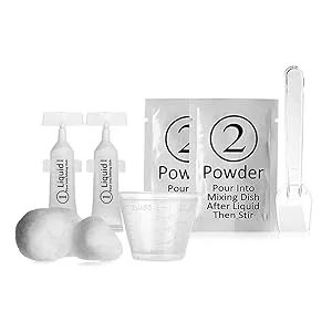 Acryline Advanced Formula Denture Reliner - Refit and Tighten Dentures/for Both Upper & Lower Dentures/Easy Application - CONTENTS
