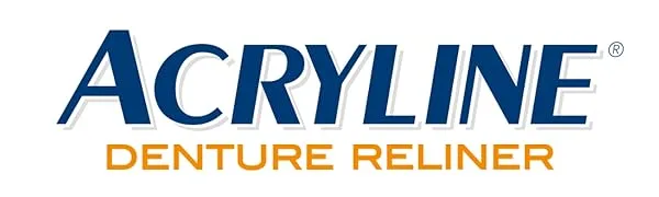 Acryline Advanced Formula Denture Reliner - Refit and Tighten Dentures/for Both Upper & Lower Dentures/Easy Application - product information 1