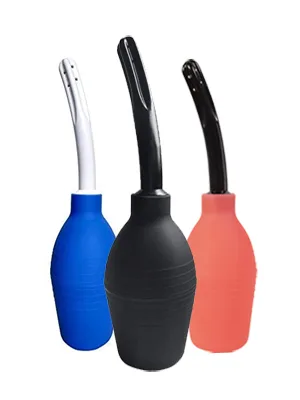 Abyclean Anal Douche Enema Bulb Vaginal Douche Enema Cleaner for Womens or Mans Health (310ml Black) - product information 2