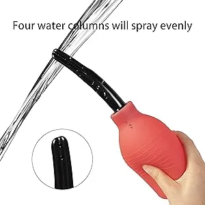 Abyclean Anal Douche Enema Bulb Vaginal Douche Enema Cleaner for Womens or Mans Health (310ml Black) - product information 6