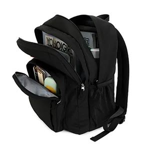 Abshoo Classical Basic Travel Backpack For School Water Resistant Bookbag Black - backpack