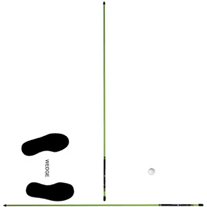 A Swing Alignment Rods 2-Pack by David Leadbetter (MoRodz) White - MVP Sport Golf Alignment Rods- Chipping Chart