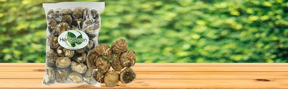 A Grade Dried Shiitake Mushrooms Medium Size (1 LB.) 1 Pound (Pack of 1) - 2013 Premium Yunnan Fermented Pu Erh Compressed Tea Cake