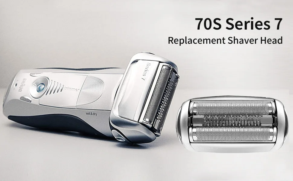 70S for Braun Series 7 Replacement Head  Compatible with 7 Series Models 720,750CC,760CC, etc - series 7 replacement head