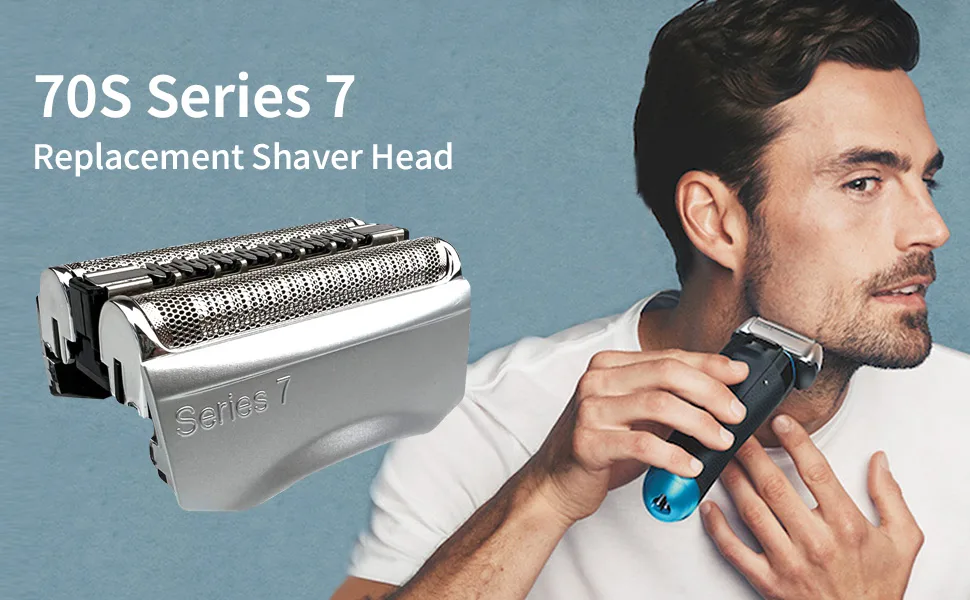 70S for Braun Series 7 Replacement Head  Compatible with 7 Series Models 720,750CC,760CC, etc - series 7 replacement head