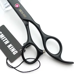 7.0 Inches Professional hair cutting thinning scissors set with razor (Black) 7.0 Inch Black - comfortable handle